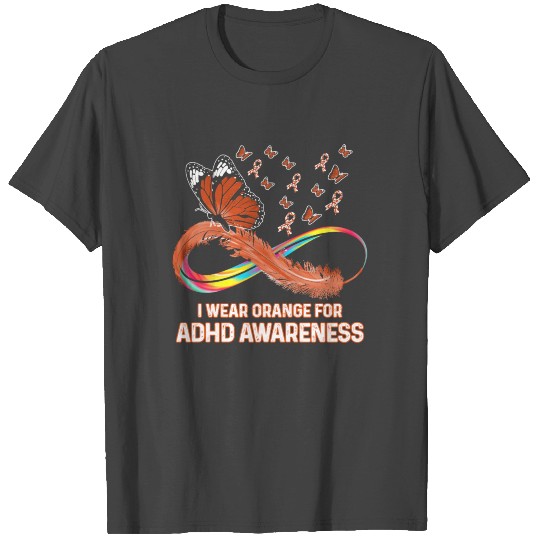 ADHD Awareness Fight Attention Deficit Warrior T Shirts