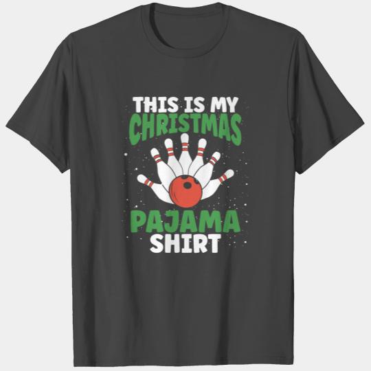 This Is My Christmas Bowling Xmas Bowling Party T Shirts