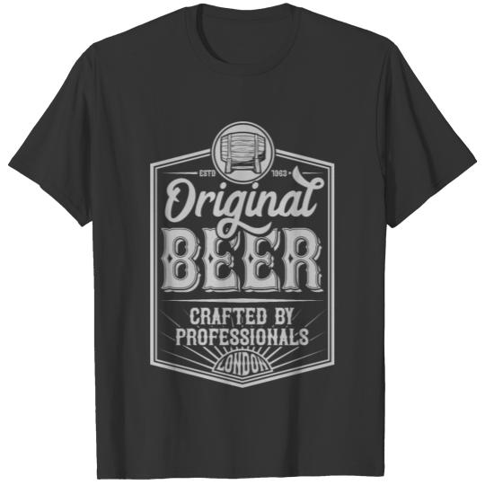 VINTAGE ORIGINAL BEER CRAFTED BY PROFESSIONALS T-shirt