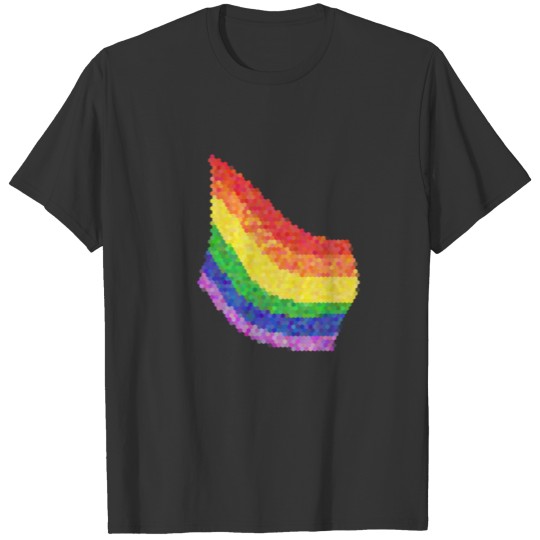 flag lgbt love human rights rainbow T-shirt