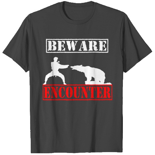 Encounter Bear Judo Karate Taekwondo Martial Arts T Shirts