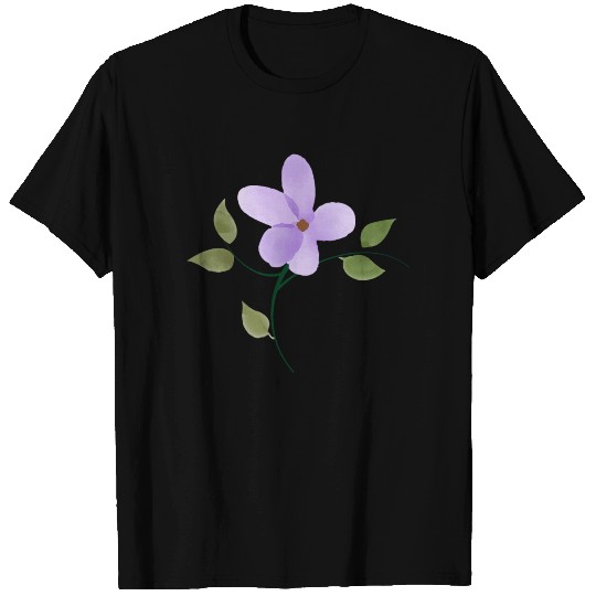 Violet Flower T Shirts