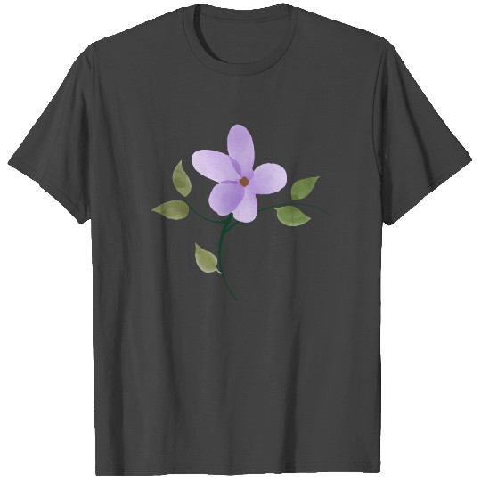 Violet Flower T Shirts