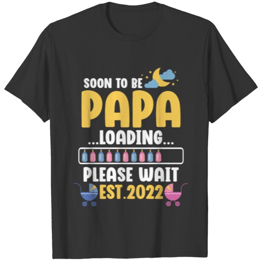 New Papa Shirt Funny Pregnancy Announcement Soon T T-shirt