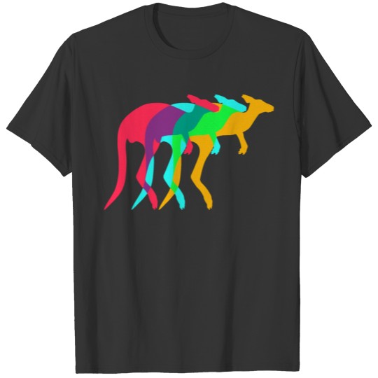 Colorful kangoroo T-shirt