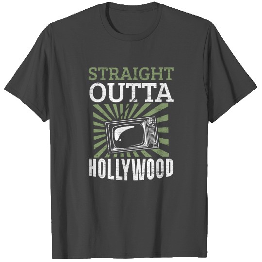 Straight Outta Hollywood America USA Movie Travel T Shirts