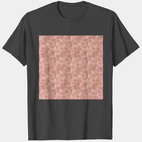 Glam Rose Gold Metallic Texture T Shirts