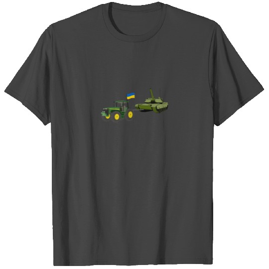 Ukrainian Tractor Pulling A Russian Tank Ukraine F T Shirts