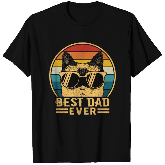 Dad Cat T Shirts Best Dad Ever Gift For Dad For Dad H