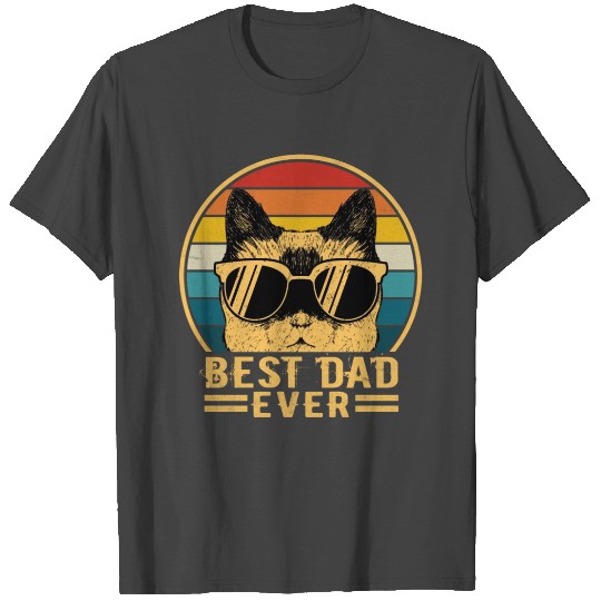 Dad Cat T Shirts Best Dad Ever Gift For Dad For Dad H