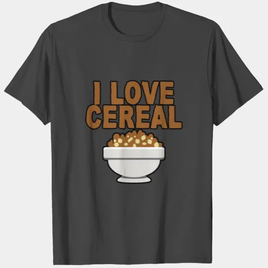 I Love Cereal 3 T Shirts