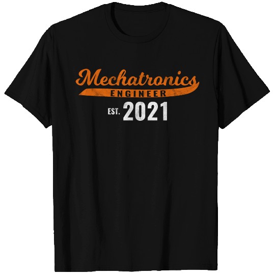 Mechatronics Engineer Est 2021 Student Graduation T Shirts