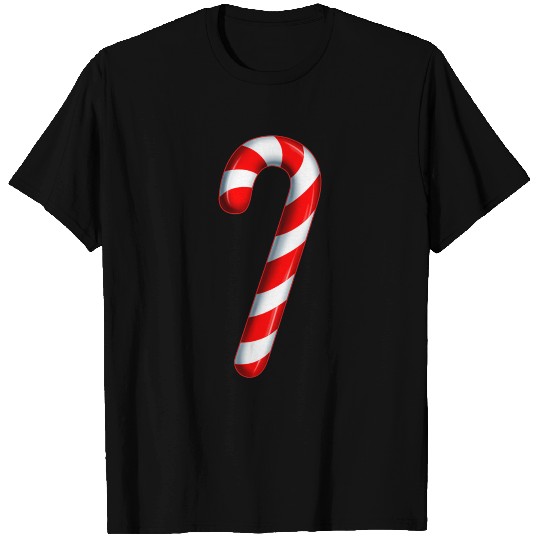 Candy Cane Merry and Bright Red and White Candy T Shirts
