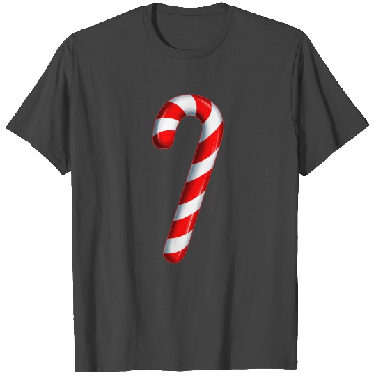 Candy Cane Merry and Bright Red and White Candy T Shirts