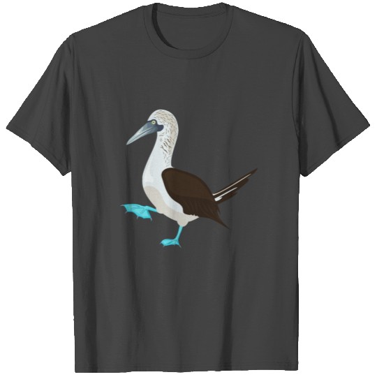 Blue Footed Booby Bird Illustration T Shirts