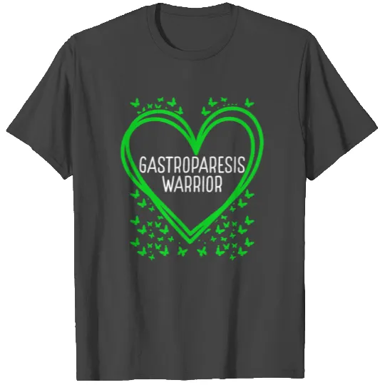 Gastroparesis Ribbon Fighter Heart Warrior T Shirts