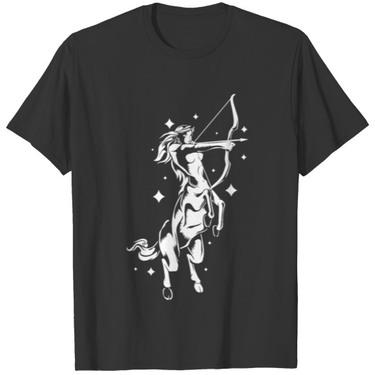 Centaur Girl Sagittarius Mom Daughter T-shirt