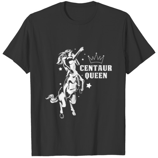 Centaur Queen Sagittarius Mom Daughter T-shirt