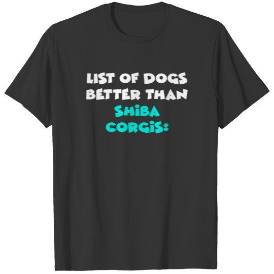 Shiba Corgi T-shirt