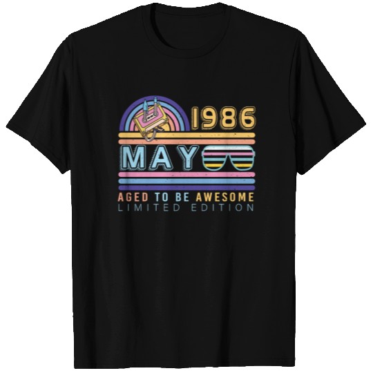 Birthday Greeting 1986 May T Shirts