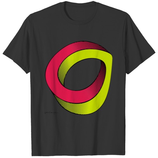 The yellow and red not a circle T-shirt
