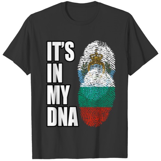 Sammarinesen And Bulgarian Vintage Heritage DNA Fl T-shirt