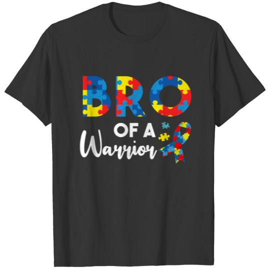 Brother Puzzle Warrior April Autism Awareness T-shirt