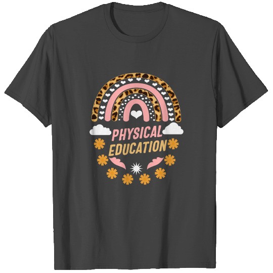 Physical Education Teacher T Shirts, P.E. Leopard