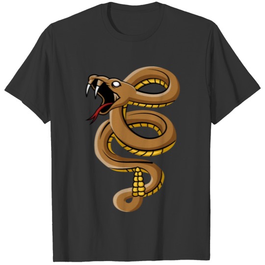 Venomous Rattlesnake Reptile Serpent Lover T-shirt