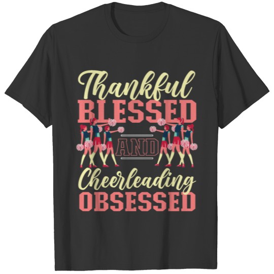 Cheer Cheerleading Thankful, T-shirt