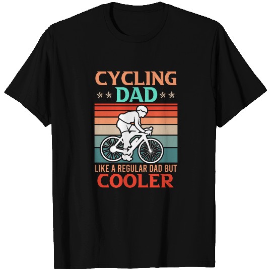 Cycling dad cyclist dad T Shirts