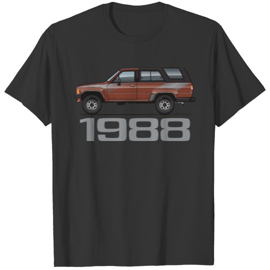 1988 black top brown T-shirt