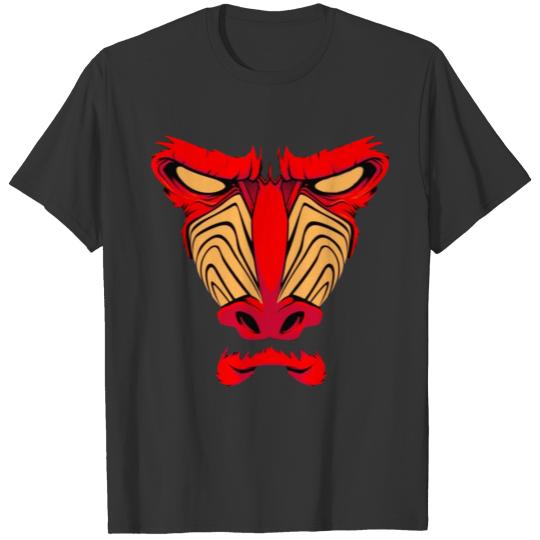 red face monkey 02 2 T-shirt