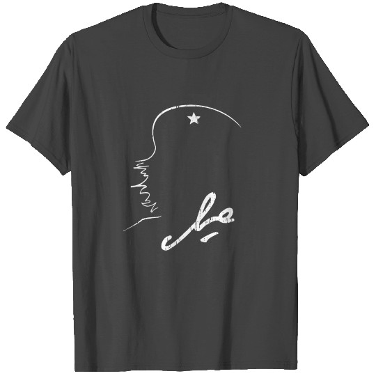 Che Guevara - White Grunge T Shirts
