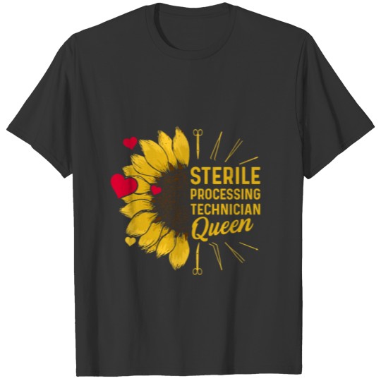 Sterile Processing Technician Queen Funny Tech T-shirt