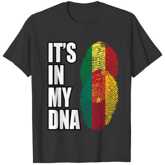 Senegalese And Cameroonian Vintage Heritage DNA Fl T-shirt