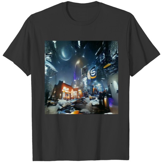 Galaxy city T-shirt