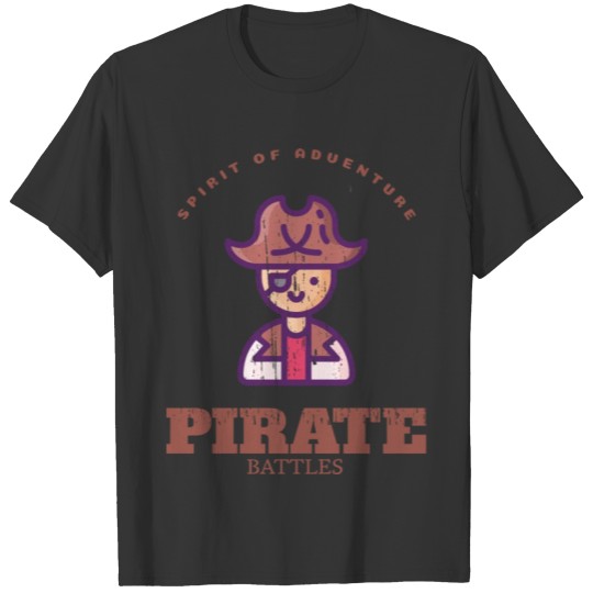 pirate battle T-shirt