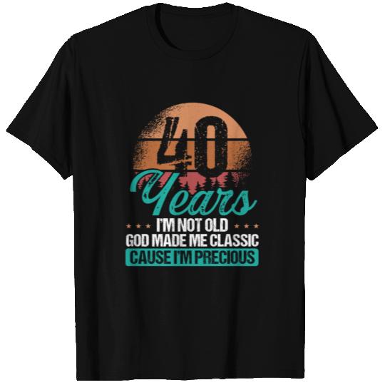 40 years old Classic 40th Birthday for Women T Shirts