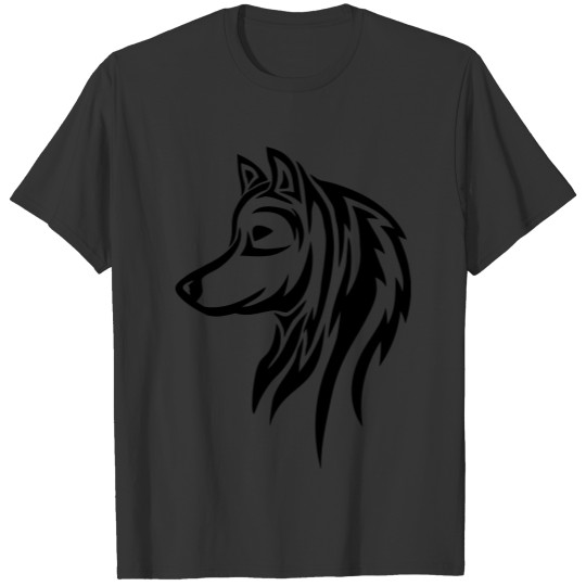 wolf tattoo design T-shirt