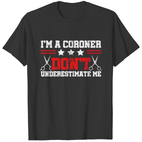 Coroner Medical Examiner Pride Investigator print T-shirt