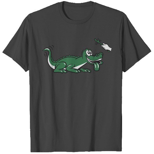 Crocodile reptile fetch T Shirts