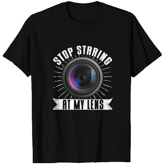 Photography Shooting Camera Lens T Shirts