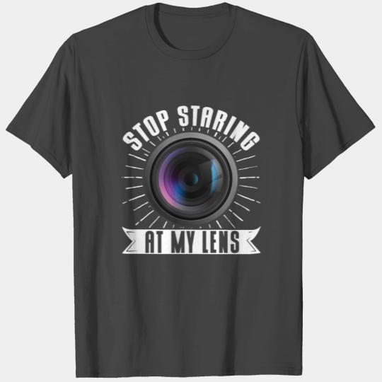 Photography Shooting Camera Lens T Shirts