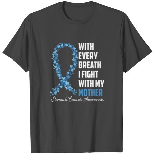 Mother Stomach Cancer Awareness Periwinkle Blue I T Shirts