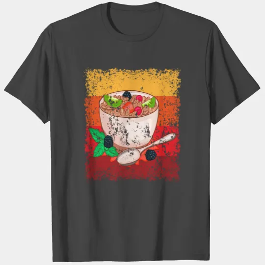 Vintage Retro Muesli Cereal Breakfast T Shirts