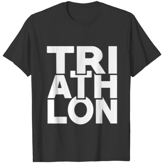 Tri Ath Lon Triathlon Triathlete Running Swimming T-shirt