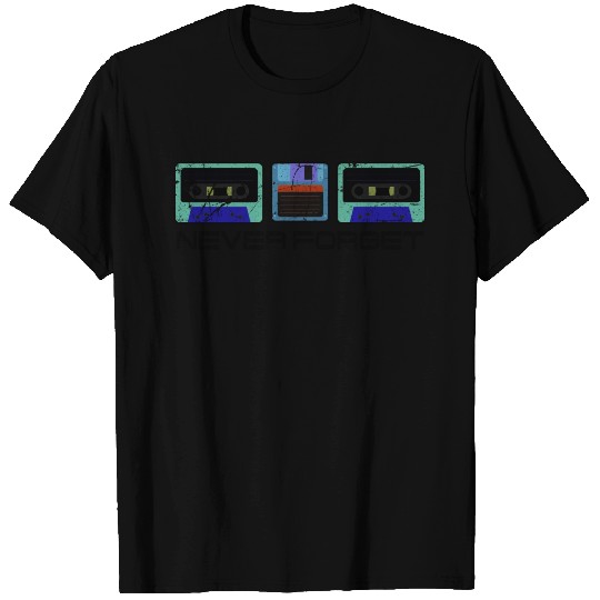 Retro Distressed Never forget 90s gift T Shirts