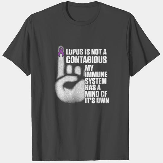 Lupus Inspiring Survivor Warrior print T Shirts