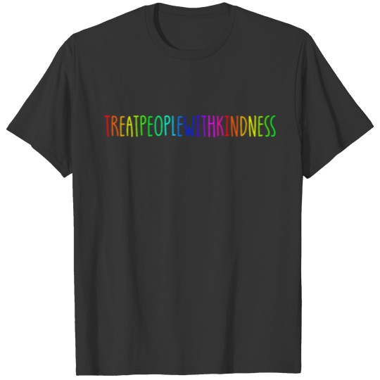 Treat People With Kindness Rainbow Anti Bullying T-shirt